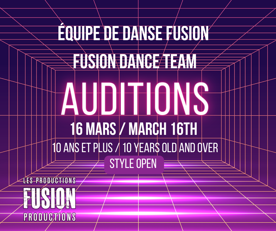 Fusion Dance Auditions