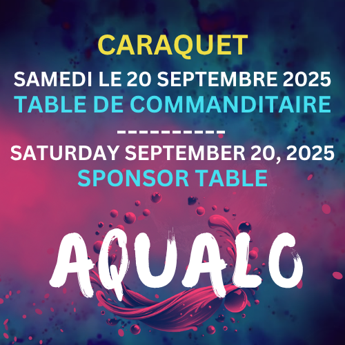 FUSION AQUALO CARAQUET - CARREFOUR DE LA MER - COMMANDITAIRE DE TABLE