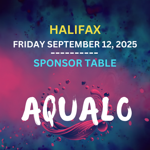 FUSION AQUALO HALIFAX- LIGHT HOUSE ARTS CENTRE - SPONSOR TABLE - SEPT 12
