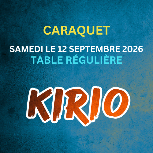 FUSION KIRIO CARAQUET - CARREFOUR DE LA MER – REGULAR TABLE