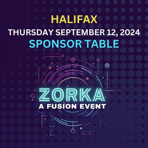 FUSION ZORKA HALIFAX- LIGHT HOUSE ARTS CENTRE - SPONSOR TABLE - SEP 12, 2024