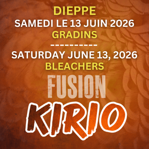 FUSION KIRIO DIEPPE - UNIPLEX - GRADINS - SAMEDI LE 13 JUIN 2026