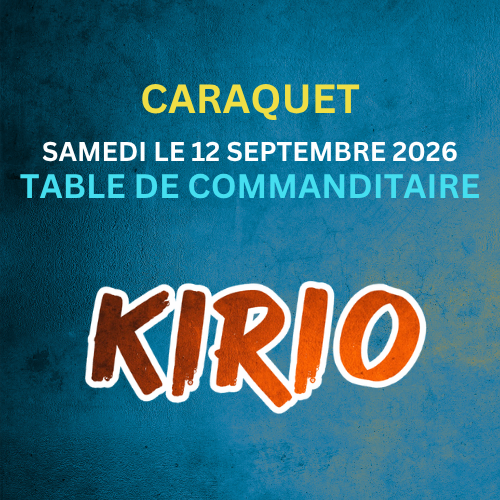 FUSION KIRIO CARAQUET - CARREFOUR DE LA MER  - SPONSOR TABLE